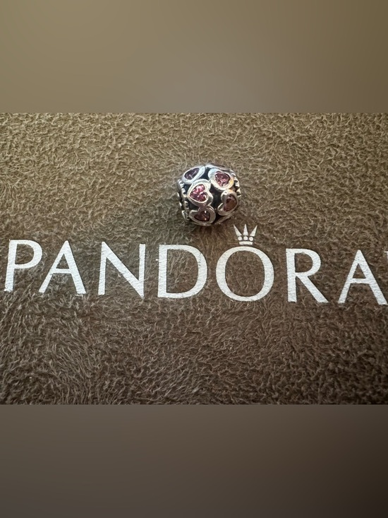 Pandora Jewelry - Authentic Pandora Love All Around Openworks
Bead w/ Pink CZs